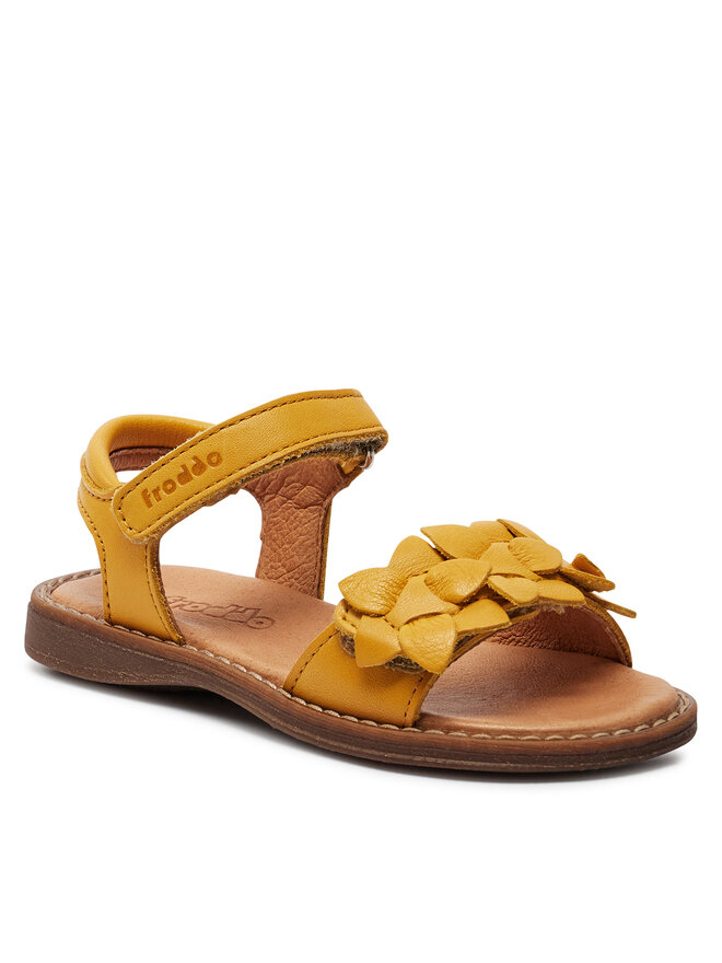 Froddo Sandály Froddo Lore Flowers G3150251-14 M Žlutá