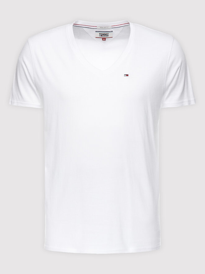 Tommy Jeans Tommy Jeans Marškinėliai DM0DM04410 Balta Regular Fit