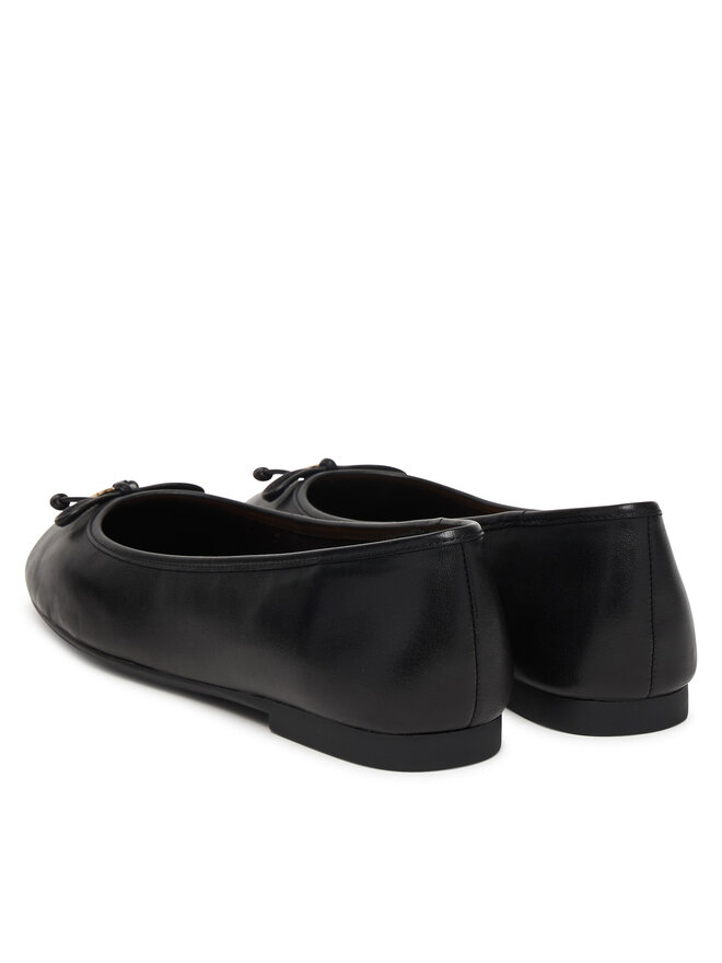 Tommy Hilfiger Ballerinas Tommy Hilfiger Smooth Lthr Ballet FW0FW09006 Schwarz
