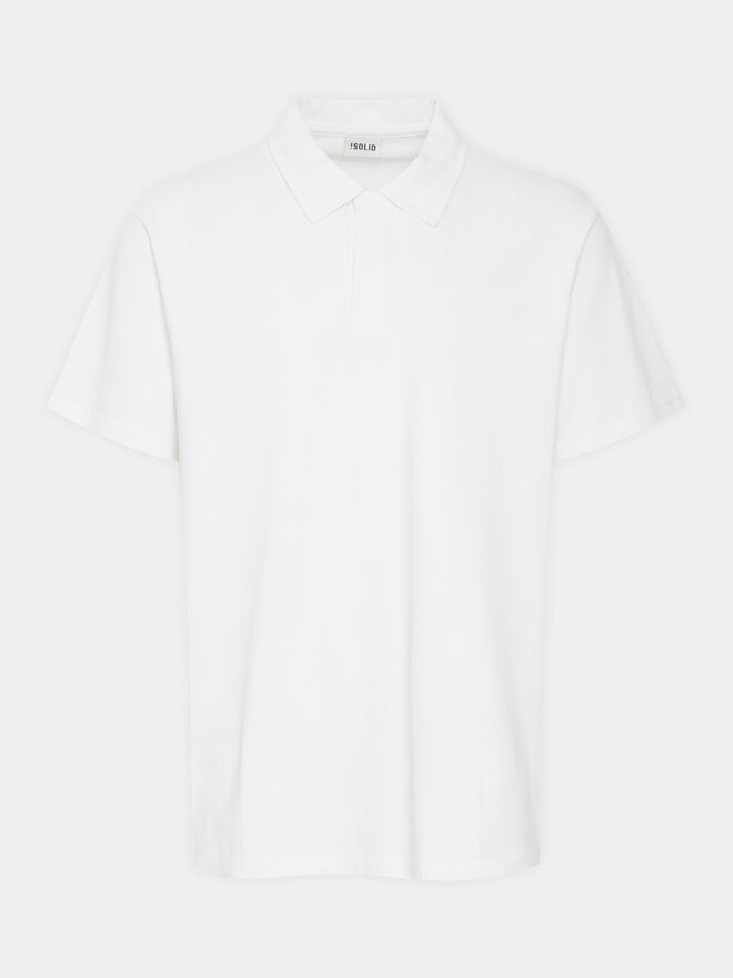 Solid Solid Polo 21108171 Λευκό Regular Fit
