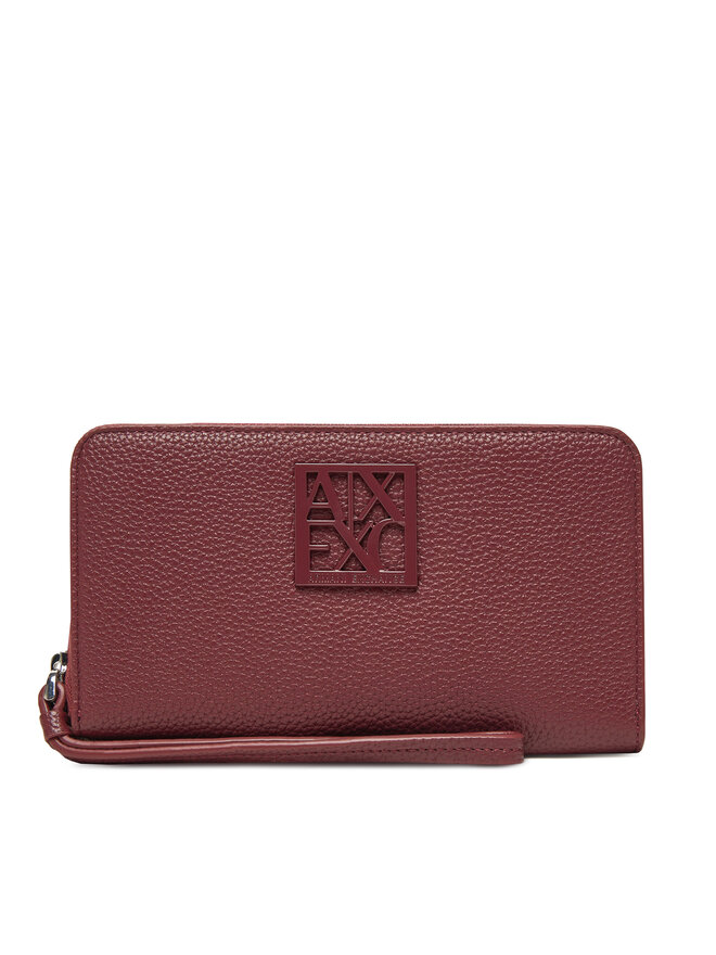 Armani Exchange Cartera grande para mujer Armani Exchange XW000361 AF11902 UA343 Guinda/burdeos