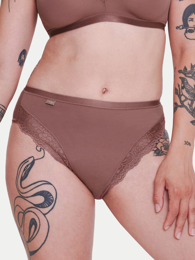 Sloggi Sloggi Klassischer Damenslip Romance 10031895 Braun