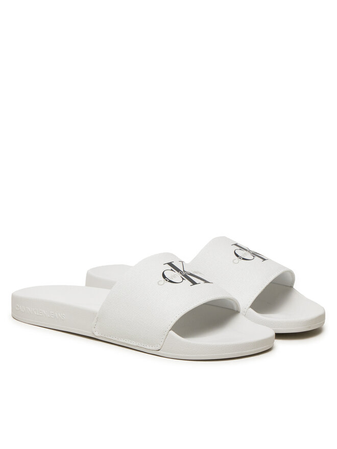 Calvin Klein Jeans Şlapi Calvin Klein Jeans YW0YW01835 Alb
