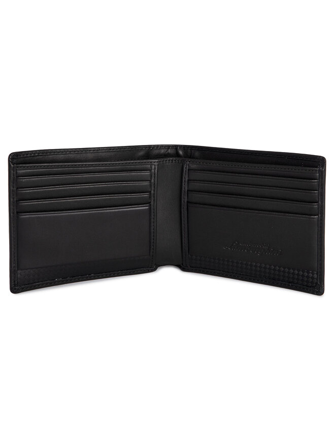 Lamborghini Geldbörse Lamborghini E3XUBP11 Schwarz