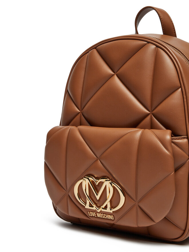 LOVE MOSCHINO Plecak LOVE MOSCHINO JC4037PP1MLC0201 Brązowy
