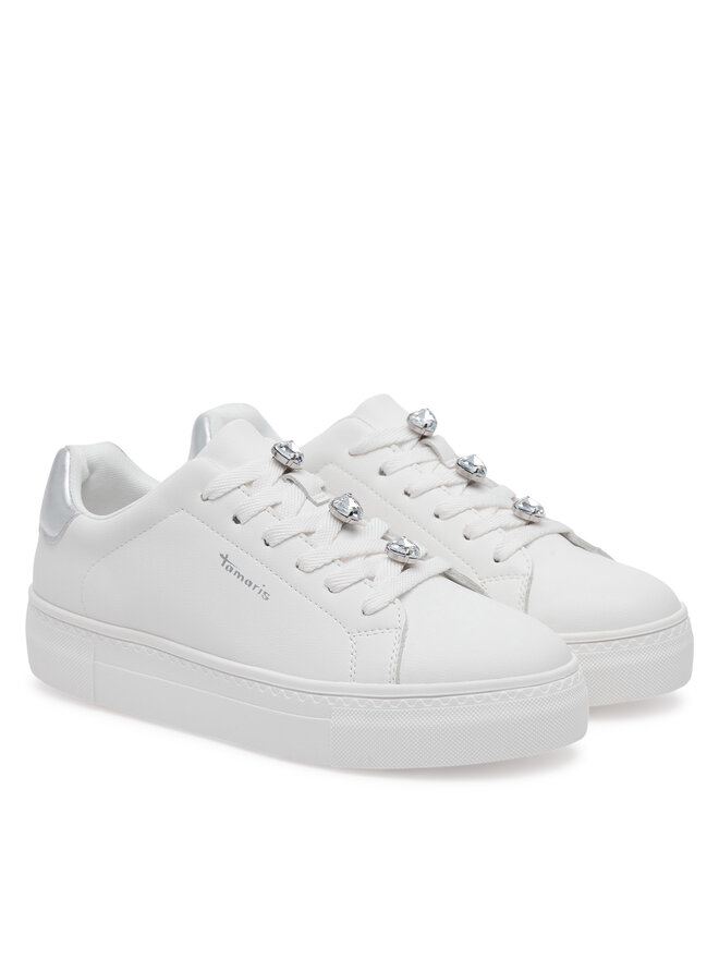 Tamaris Sneakersy Tamaris 1-23783-44 Biały