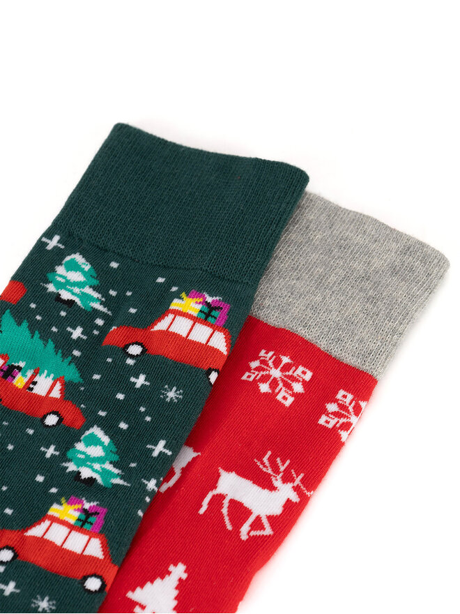 Lasocki Set di 2 paia di calzini lunghi unisex Lasocki 2MB-004-AW24 (2-pack) Multicolore