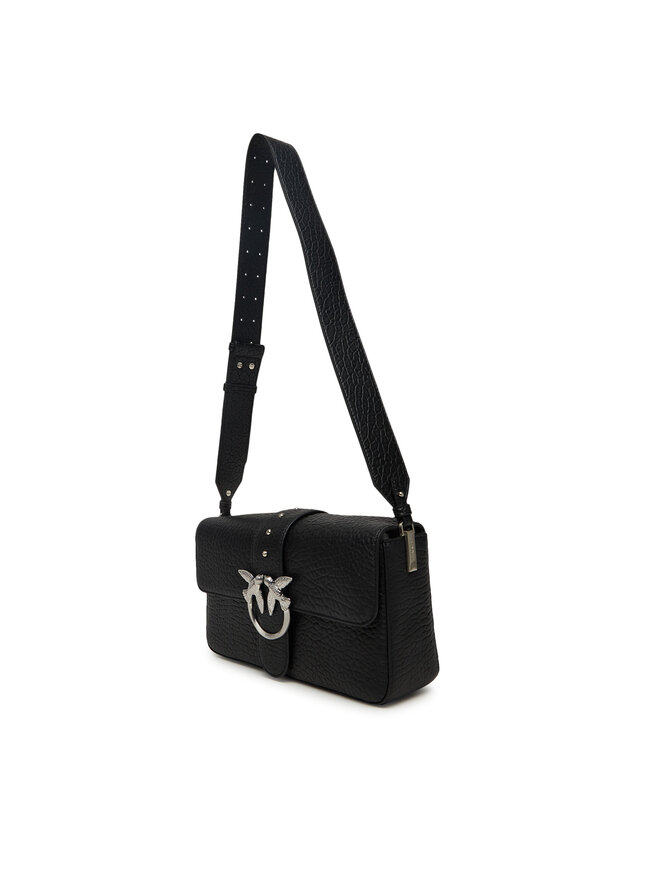 PINKO Handtasche PINKO Love One Classic Slouchy Fl Al 25-26 PLTT 104524 A2JU Schwarz