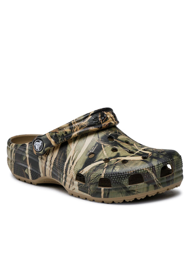 Crocs Παντόφλες Crocs Classic Realtree 12132 Πράσινο