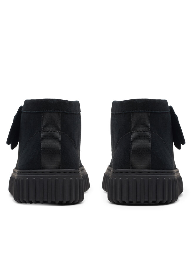 Clarks Šnurovacia obuv Clarks Torhill Hi 26173664 Čierna