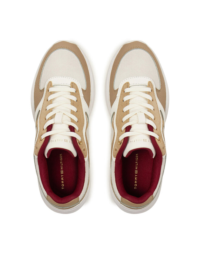 Tommy Hilfiger Сникърси Tommy Hilfiger Chunky Runner FW0FW08130 Бежов