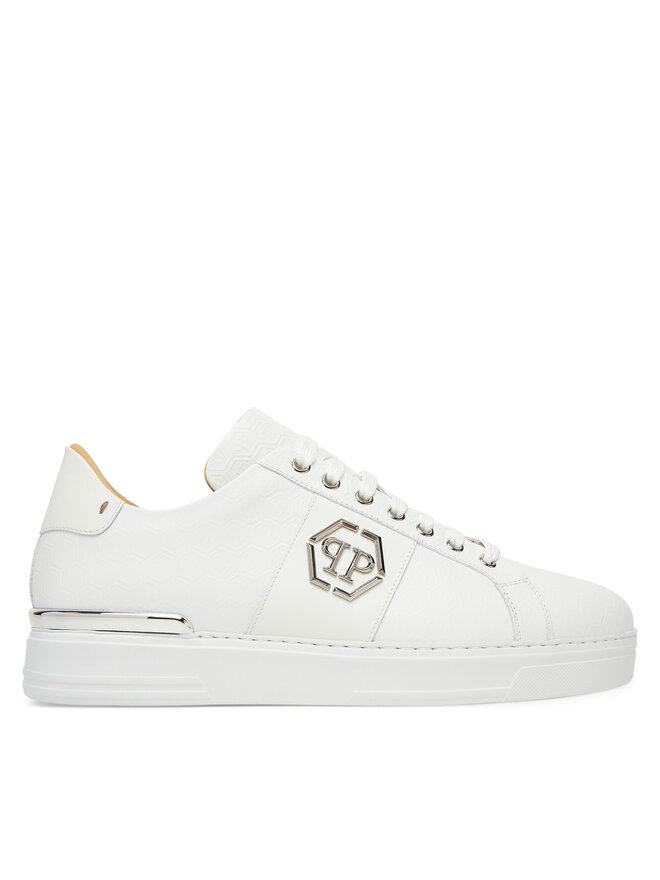 PHILIPP PLEIN Снікерcи PHILIPP PLEIN PAES USC0768 PLE005N01 Білий