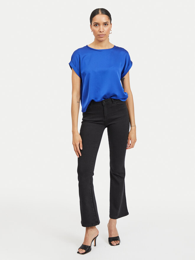 Vila Vila Camiseta Ellette 14059563 Azul Regular Fit