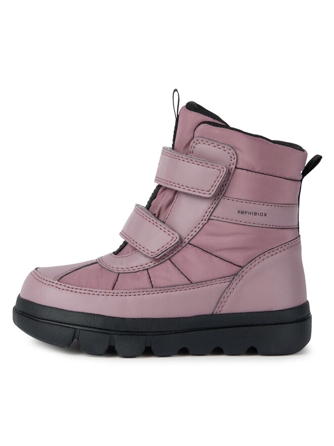 Stivaletti Geox Willaboom Girl - Scarpe Bambina In Pelle Sintetica Con Zip - Foto 6