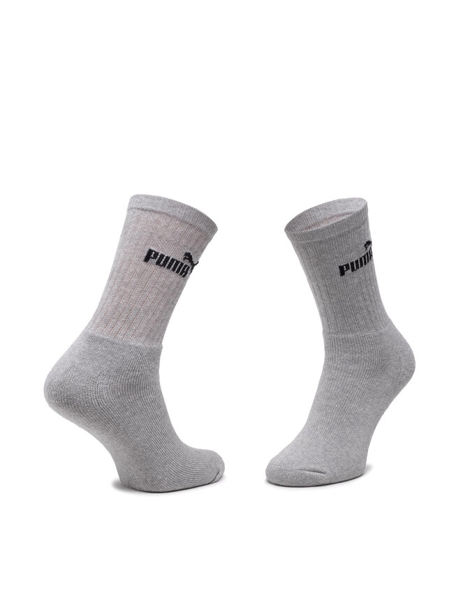 Puma 3 pares de calcetines altos unisex Puma 907934 r. 35/38 Gris