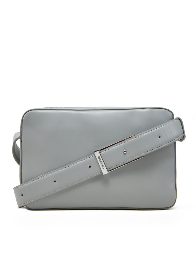 Calvin Klein Borsetta Calvin Klein Embossed Logo Camera Bag K60K612555 Grigio