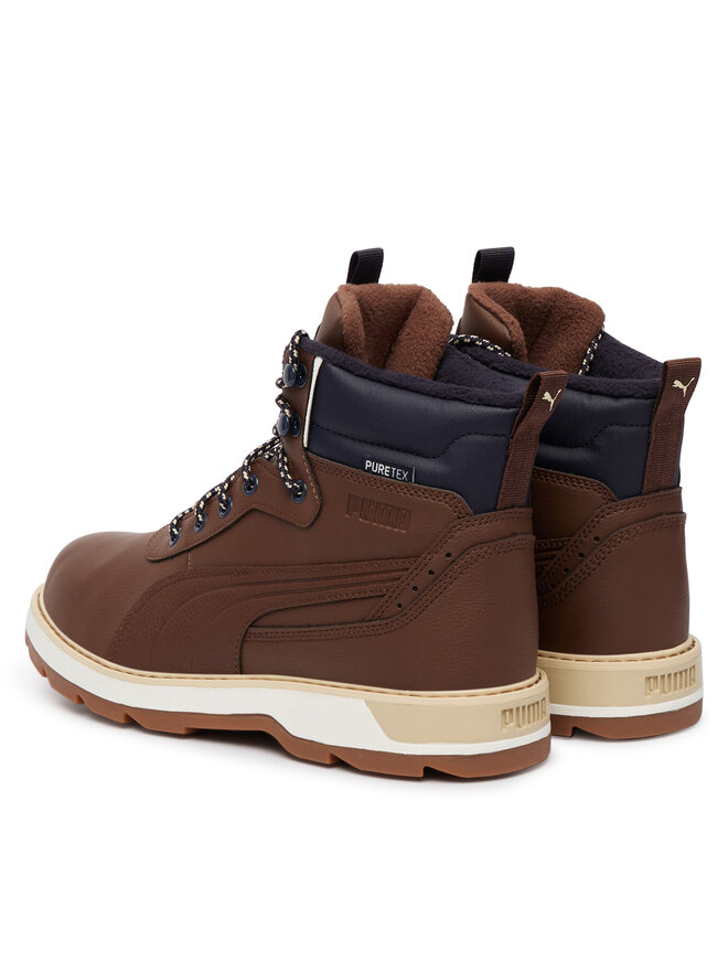Puma Schnürstiefeletten Puma Desierto v3 Puretex 393928 Dunkelbraun