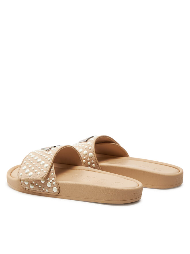 Guess Klapki Guess FLGCAN FAB19 Beżowy