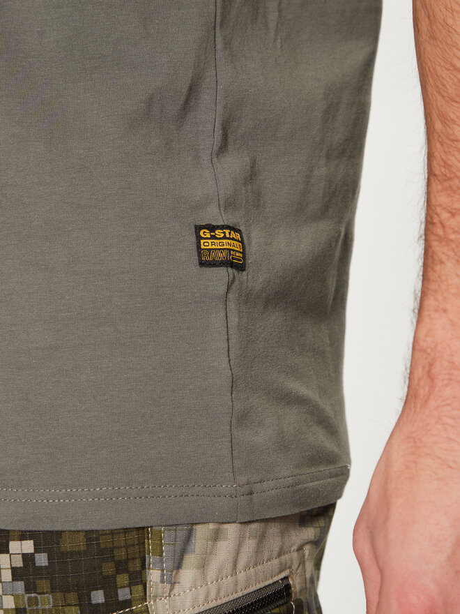 G-Star Raw G-Star Raw Camiseta Base D19070 1260 Gris Slim Fit