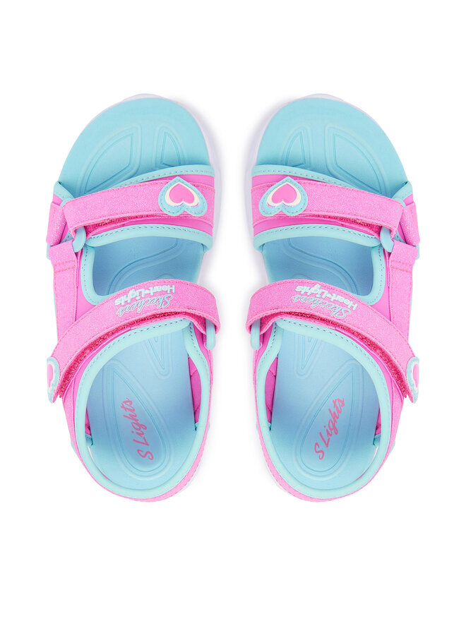 Skechers Босоніжки Skechers Heart Lights Sandals 303114L/PKTQ Рожевий