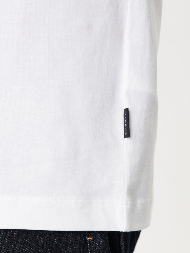 Bugatti Bugatti Camiseta 8350 55045A Blanco Regular Fit