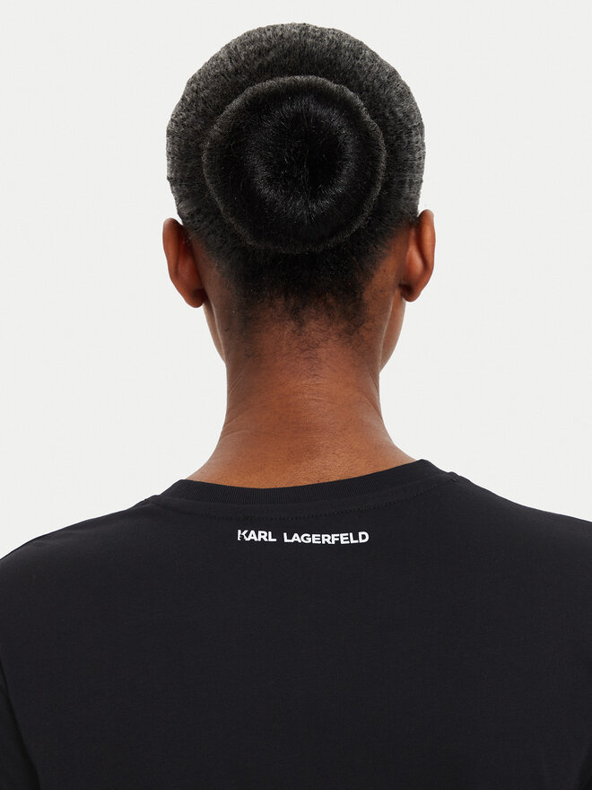 KARL LAGERFELD KARL LAGERFELD T-Shirt Ikonik 2.0 230W1770 Μαύρο Regular Fit