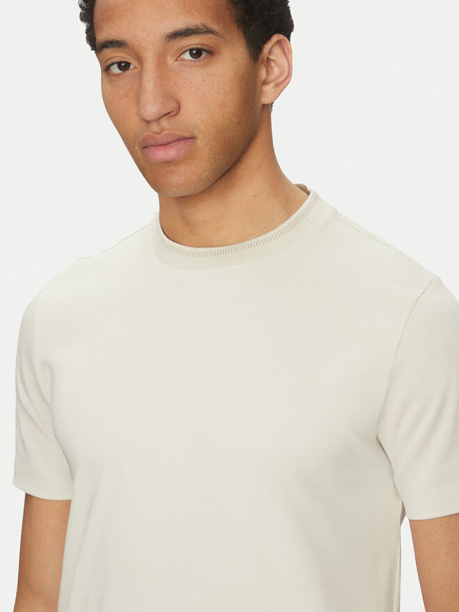 BOSS BOSS Póló H-Tessler 199 50531793 Ekru Slim Fit