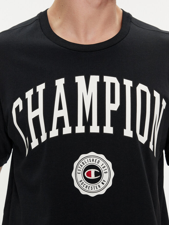 Champion Champion Marškinėliai 219852 Juoda Comfort Fit