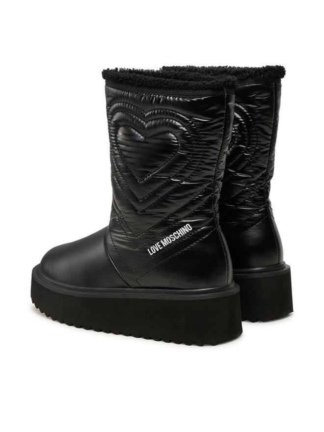 LOVE MOSCHINO Sněhule LOVE MOSCHINO JA24286L0LIN600A Černá