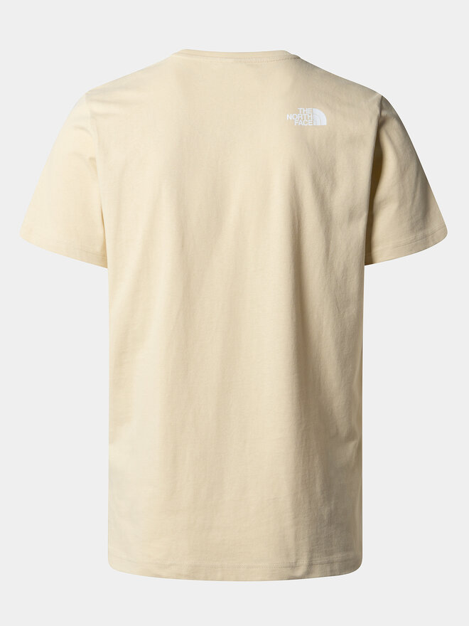 The North Face The North Face Marškinėliai Woodcut Dome NF0A87NX Smėlio Regular Fit