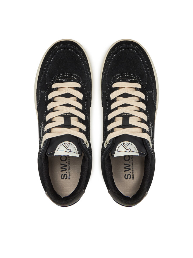 S.W.C Stepney Workers Club Sneakersy S.W.C Stepney Workers Club Pro Cup 01Lister Cup YQ01015 Černá