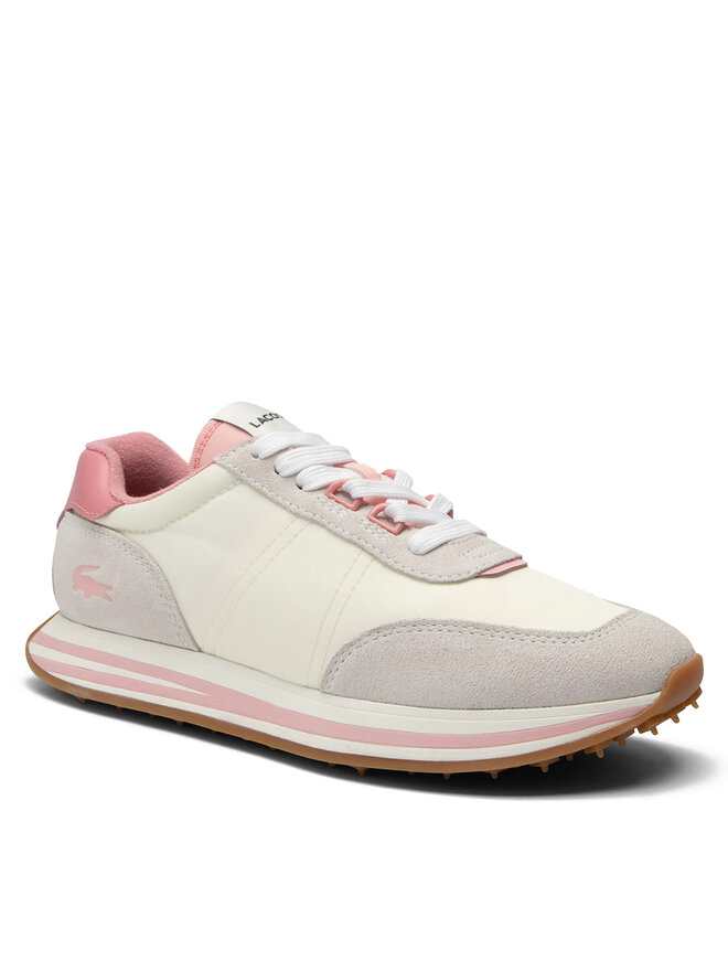 Lacoste Sneakersy Lacoste L-Spin Stripe Sole 747SFA0018 Écru