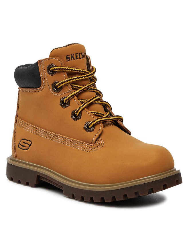 Skechers Schnürstiefeletten Skechers Mitigate 93163L/WTN Braun