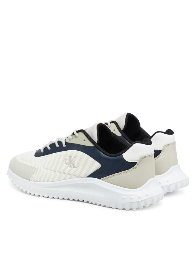 Calvin Klein Jeans Sneakers Calvin Klein Jeans Eva Runner Low Mesh Mix YM0YM01185 Écru