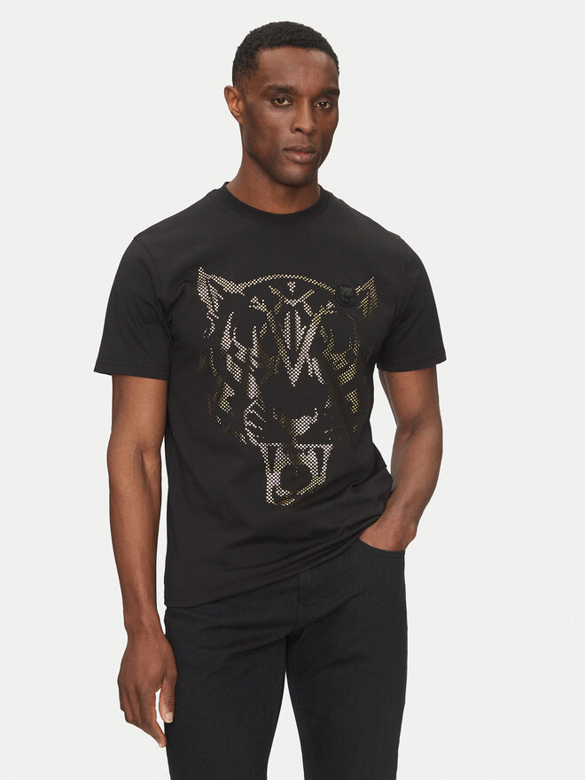 Plein Sport Plein Sport T-Shirt SAEC MTK8009 STE001N Μαύρο Regular Fit