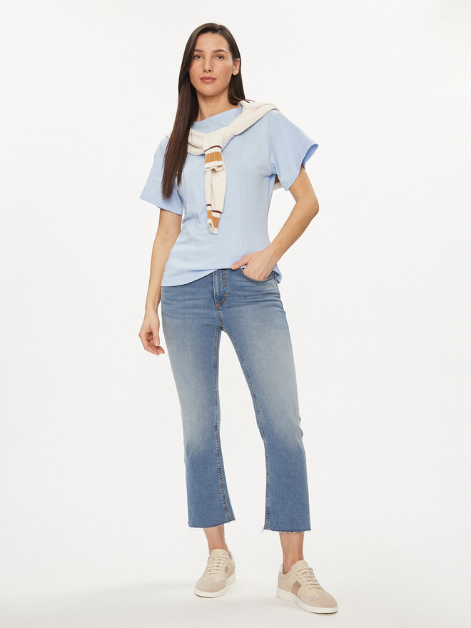 United Colors Of Benetton United Colors Of Benetton Camiseta 3BL0D106A Celeste Regular Fit
