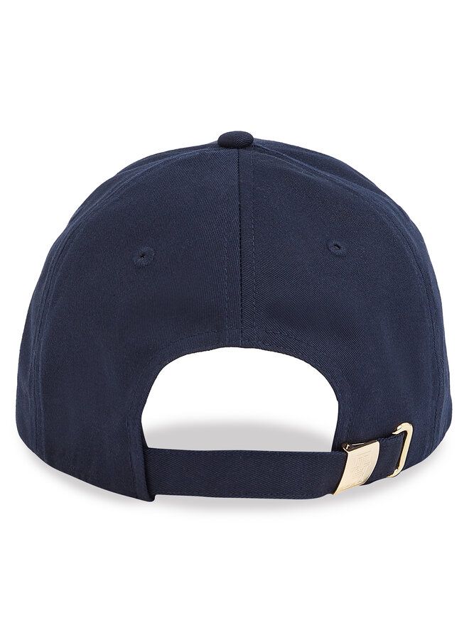 Tommy Hilfiger Czapka z daszkiem Tommy Hilfiger Elevated Chic Cap AW0AW17128 Granatowy