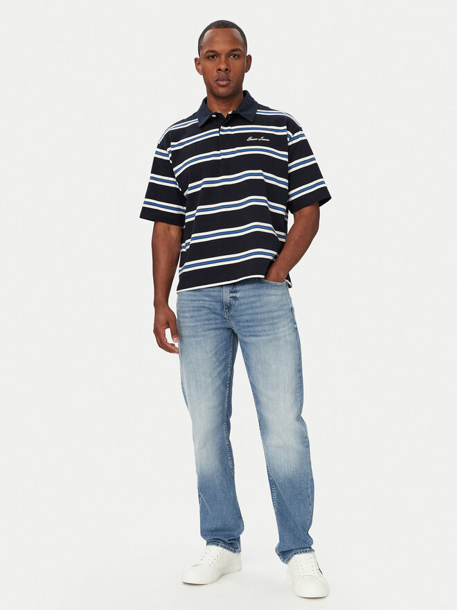Guess Jeans Guess Jeans Поло M6YP06 K3983 Cиній Regular Fit