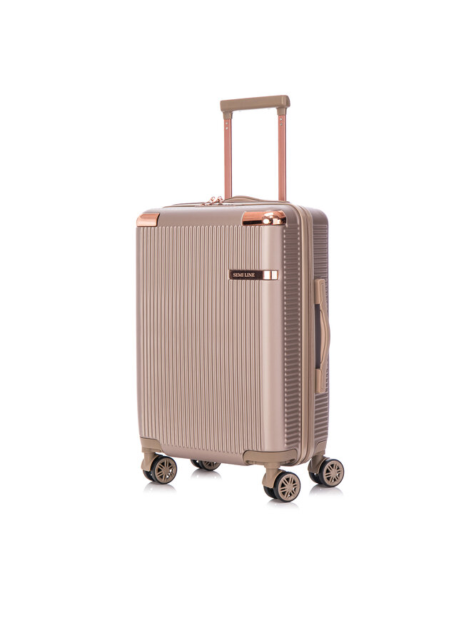 Semi Line Βαλίτσα Καμπίνας Semi Line T5944-3 Χρυσό