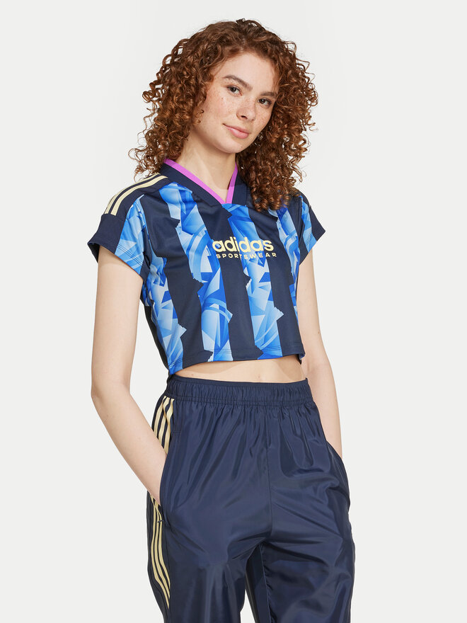 adidas adidas Camiseta Tiro Cut 3-Stripes IX3728 Azul Slim Fit