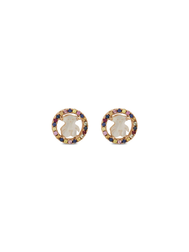 TOUS Pendientes TOUS Camille 1003633100 Baño de oro rosa