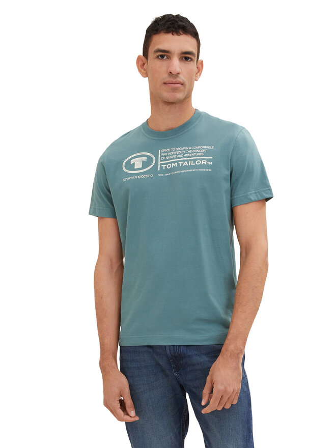 Tom Tailor Tom Tailor Camiseta 1035611 Verde Regular Fit