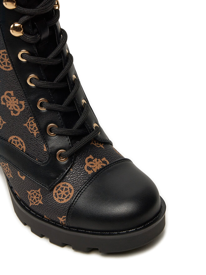 Guess Polokozačky Guess FL8NYD FAL10 Černá