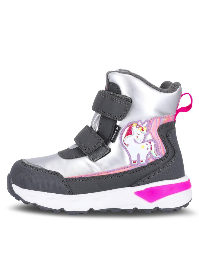 ZigZag Botas de nieve ZigZag Hidol Kids Boot w/Lights WP Z234125 Gris