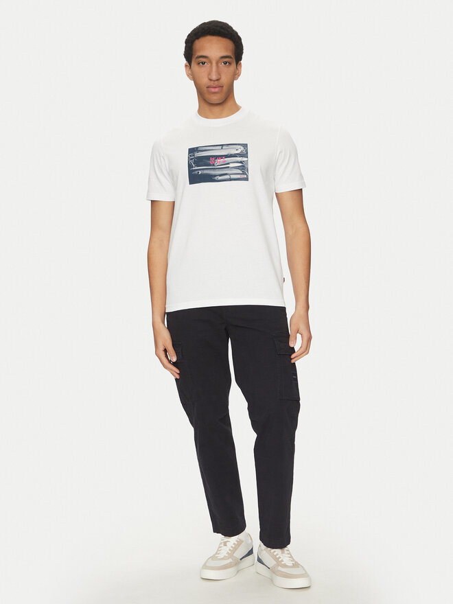 BOSS BOSS Camiseta Dune 50539194 Écru Regular Fit