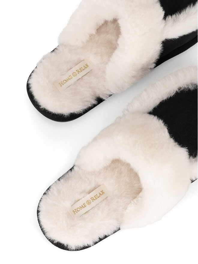 Home & Relax Papucs Home & Relax HR-01 Fekete