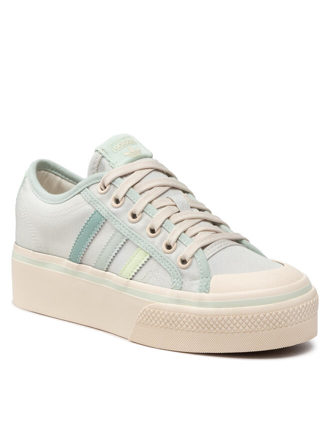 Sneakers adidas Nizza Platform GX4605 Grun eschuhe