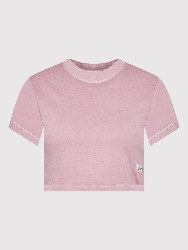 Reebok Reebok Футболка Classics Natural Dye HK4967 Рожевий Slim Fit