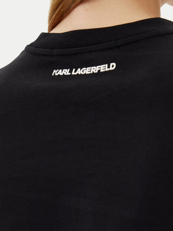 KARL LAGERFELD KARL LAGERFELD T-Shirt A1W17126 Μαύρο Regular Fit