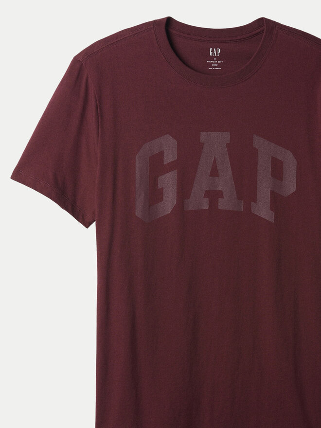 Gap Gap Camiseta 856659-17 Guinda/burdeos Regular Fit